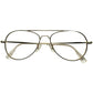 安定グッドバランス 超実用的1960s フランス製 デッドストック FRAME FRANCE フレンチ スモール アビエーター GOLD METAL 52/20実寸 眼鏡 ビンテージ ヴィンテージ 眼鏡 メガネ 【a7407】