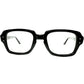 超実用的ミルスペック NERD CLASSIC 別格FINISH 極上デッドストック個体 1970sUSA製 USミリタリー黒SQUAREウェリントン size48/20 ビンテージ ヴィンテージ 眼鏡 メガネ 【a7544】