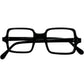 SUPERマニアックでNERDな幾何学シェイプ 1960s フランス製 デッドストック FRAME FRANCE スクエア さりげなく緩やかな直角逆台形 BLACK 44/22実寸 ビンテージ ヴィンテージ 眼鏡 メガネ 【a8333】