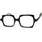ミッドセンチュリー期を象徴する幾何学型アイウェア1960s フランス製 デッドストック FRAME FRANCE スクエア BLACK 正方形 size44/20 ビンテージ ヴィンテージ 眼鏡 メガネ 【a8347】