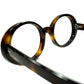 オールドOG 名作モデルMilinaire密接関連? 完全同型個体 1960s 西ドイツ製デッドストック 肉厚 クレイジー OVAL ラウンド 丸眼鏡 size50/22 ビンテージ ヴィンテージ 眼鏡 メガネ 【a8792】