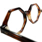 ありそうでないオールラウンドな日常使い向けOCTAGON 1960s デッドストック FRAME FRANCE by Selecta 八角形 フレンチ オクタゴン AMBER size48/20 ビンテージ ヴィンテージ 眼鏡 メガネ 【a9211】