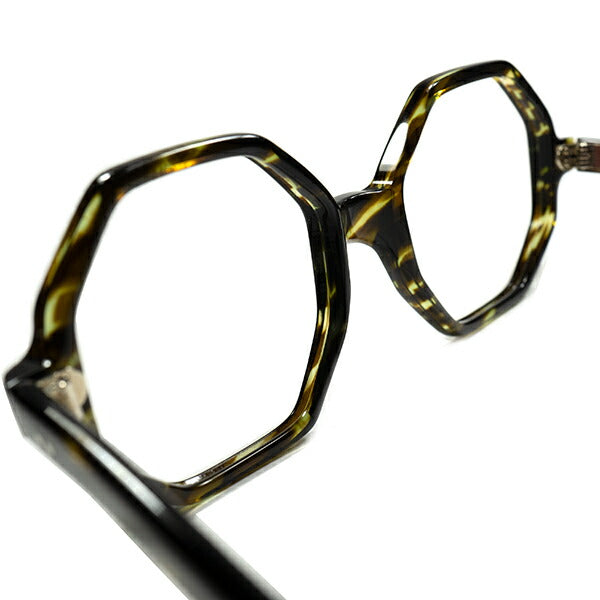 ヴィンテージ眼鏡　10金無垢　オクタゴンシェイプ