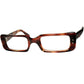 ミクリをよりオールドにした絶妙な佇まい 1960s フランス製 デッドストック FRAME FRANCE 短縦幅&立体的仕上げRECTANGLE 長方形 size48/22 ビンテージ ヴィンテージ 眼鏡 メガネ【a9249】